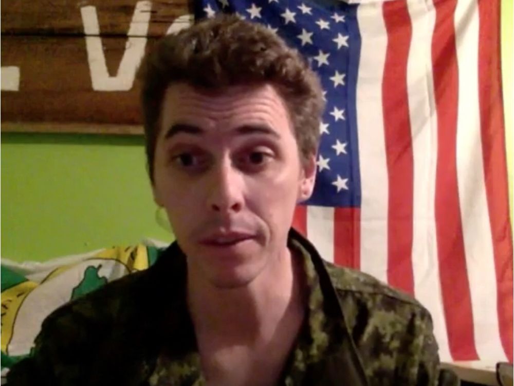 Thomas Christian Zaugg was arrested by the RCMP in Dinsmore on Thursday after allegedly barricading himself inside a home with weapons. He was taken to hospital for treatment and a mental health assessment. (Photo: DLive)