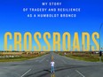 The cover of Kaleb Dahlgren's new book, Crossroads, being released in March 2021. Kaleb Dahlgren was one of the survivors of the Humboldt Broncos bus crash.
