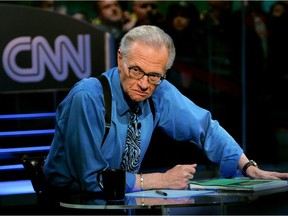 Before joining CNN, the late Larry King played host to an overnight radio talk show on the Mutual Broadcasting System.