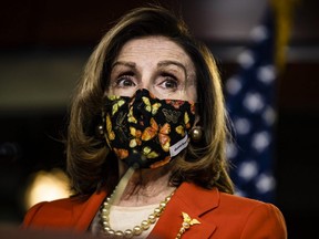 Speaker of the House Nancy Pelosi (D-CA) speaks during a press conference at the U.S. Capitol in Washington, D.C., Friday, Jan. 15, 2021.