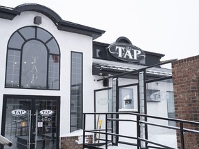 The Tap Brewhouse on Rochdale. Over the weekend a video went viral locally showing people dancing without masks at the bar.