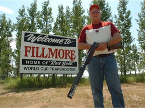 Rod Boll, a world-class trapshooter who competed for Canada at the 1996 Summer Olympic Games, is shown in 2006 in his hometown of Fillmore. Boll died Jan. 28 at age 68.