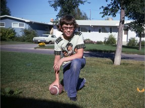 A 12-year-old Rob Vanstone on the front lawn at 4428 Acadia Dr., in August of 1976, resplendent in a Bay City Rollers T-shirt.