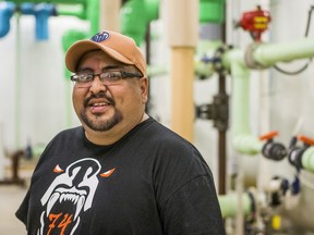 Nathan Martell is the water operator at Moosomin First Nation. Photo taken on Moosomin First Nation on Aug. 5, 2020.
