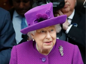 Queen Elizabeth II is seen in February 2020.