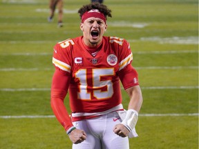Columnist Rob Vanstone expects Kansas City Chiefs quarterback Patrick Mahomes to celebrate a second consecutive Super Bowl victory.
