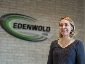 Jana Jedlic, planning and development manager for RM of Edenwold, stands in the RM's office in Emerald Park on Feb. 19, 2021.