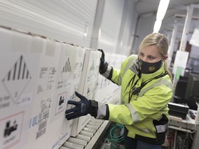 First images of the Pfizer vaccine being processed in Cologne, Germany for delivery to select sites in Canada.