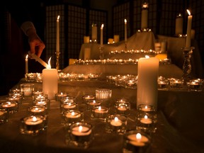 More than 400 people diagnosed with COVID-19 have died in Saskatchewan. Here, hundreds of candles are lit at the Saskatoon Funeral Home, in memory of the lives lost in this province due to the COVID-19 pandemic.
