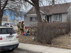 Regina Fire & Protective Services responded to a house fire on the 1100 block of Montague Street on March 23, 2021. (Photo courtesy Regina Fire & Protective Services)