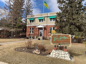 Pine Lodge Treatment Centre in Indian Head in March 2021. The centre sustained significant interior damage during a fire in December 2020. (photo submitted by Foster Monson)