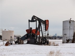 The abandoned Redwater oil well site west of St. Albert, Alta., on Thursday, January 31, 2019.