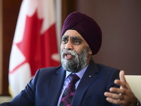 Minister of National Defence Harjit Sajjan is under fire over his reaction to allegations levelled against top brass in the Canadian military.
