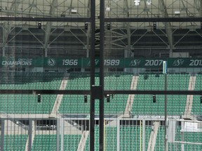 Due to COVID-19, the Saskatchewan Roughriders have not played at Mosaic Stadium since Nov. 17, 2019.