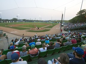 Currie Field, shown in 2018, has been a popular destination for fans of the Western Canadian Baseball League's Regina Red Sox. However, it was announced Thursday that the Red Sox will be idle for a second consecutive season.