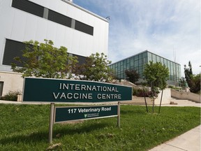 The VIDO building where researchers are running experiments to find a vaccine for COVID-19.