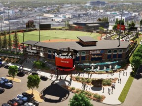 The Regina Red Sox released conceptual plans for a new baseball stadium on Dewdney Avenue on Wednesday.