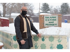 Ahmed Aboudheir, president of the Islamic Association of Saskatchewan, pictured here, said they will focus on donating food to people in need.