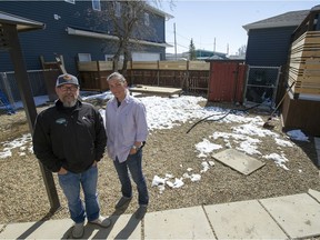 Lonnie, left, and Ashley Horan, owners and operators of Everydog and Cat in Rouleau on Friday, April 16, 2021.