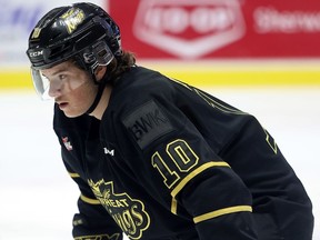 The Brandon Wheat Kings' Nolan Ritchie scored two goals in Wednesday's 6-1 victory over the Swift Current Broncos at the Brandt Centre.