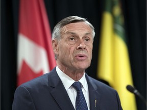 Don Morgan, SGI Minister, is shown here, speaking at a conference in 2018. Morgan reported that SGI was able to save considerable amounts of money during the pandemic, which was put towards the rebates. Morgan TROY FLEECE / Regina Leader-Post