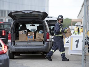 On Friday, June 19, 2020 as the City of Regina held its first of three Household Hazardous Waste Collection Days over the weekend since the pandemic lockdown, a string of vehicles lined up to take advantage of the event.