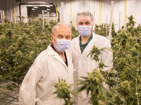 Joe Kratz, left, and his grandson Alex transformed the family-owned construction business Kratz Home Ltd into a company devoted to cannabis to help get themselves out of a financial rut.