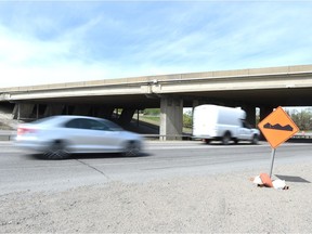 The Winnipeg Street overpass is seen in Regina on May 31, 2021.