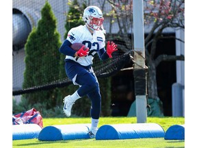 Regina product and Boston College tight end Jake Burt spent the 2020 NFL season on the practice roster with the NFL's New England Patriots. Photo courtesy of the New England Patriots/Eric J. Adler.