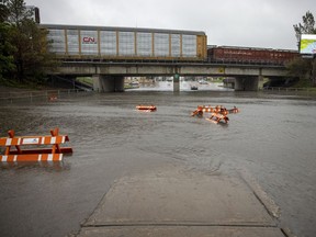 Water from the June 11 rainfall was jettisoned out to Wascana Creek, mixed with untreated sewage, according to the City of Regina. The mixture is overwhelmingly rain water, according to the city, and as such impacts on downstream users are expected to minimal.