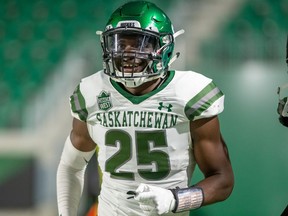 Nelson Lokombo, shown here with the University of Saskatchewan Huskies, was one of four Roughriders to suffer a torn Achilles tendon on Thursday.