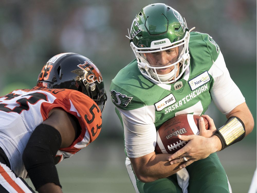 Vanstone: Roughriders' Cody Fajardo has tunnel-vision