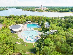 Construction is set to begin this June on the new Wascana Pool. Artist's rendering provided by the City of Regina.