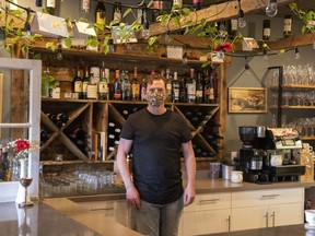 Joshua McLean, owner/operator of Homestead Bar A Vin, inside his restaurant on Friday, July 9, 2021 in Regina.