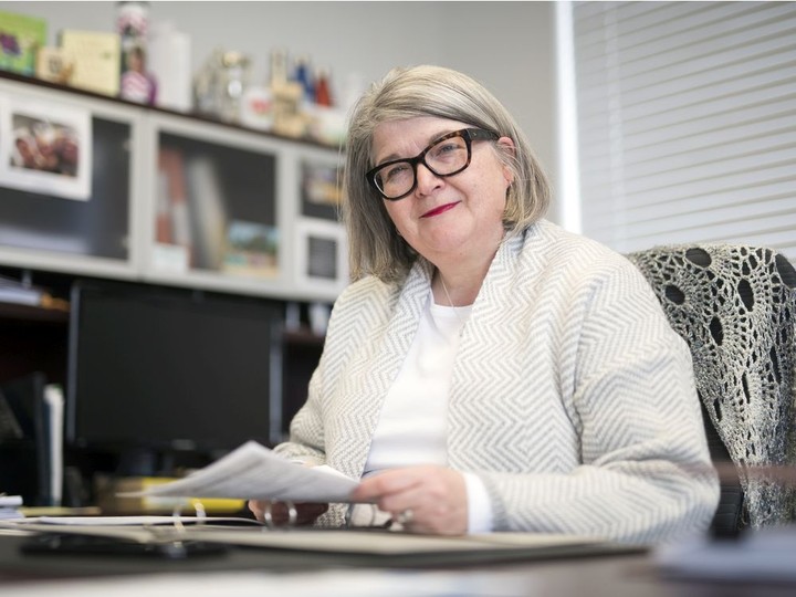  SUN president Tracy Zambory in her office in Regina on Jan. 27, 2020.