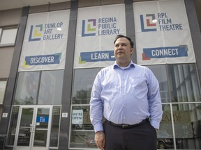 Neil Aitken, the Regina Public Library's incoming Writer in Residence, at the main branch on Saturday, August 7, 2021 in Regina. TROY FLEECE / Regina Leader-Post