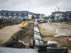 The Greens on Gardner subdivision continues to expand on Tuesday, August 10, 2021 in Regina.