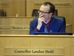 Regina City Councillor Landon Mohl (Ward 10) at City Hall on Wednesday, August 11, 2021 in Regina.