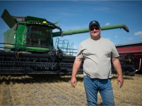 Todd Lewis, a Gray area farmer and Second Vice-President of the Canadian Federation of Agriculture, show in this 2021 file photo, says producers are confused about the federal government's plan to reduce fertilizer emissions.