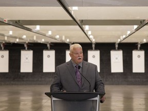 Robert Freberg was named as the first provincial chief firearms officer (CFO) at the Regina Wildlife Federation on Sept. 27, 2021 near White City.