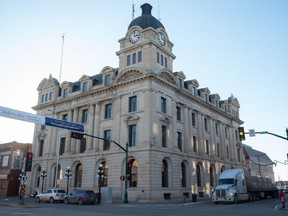 Moose Jaw City Hall on Main Street, as seen in this 2019 file photo.