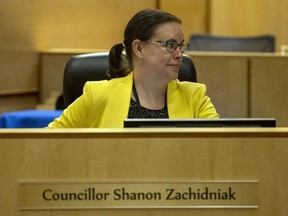Regina city councillor Shanon Zachidniak (Ward 8) at City Hall on Wednesday, August 11, 2021.