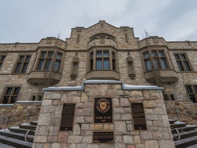 The Peter MacKinnon Building on the University of Saskatchewan campus in Saskatoon.