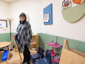 Collene Douglas, an Early Childhood Educator at Preston Early Learning Centre. Photo taken in Saskatoon on Nov. 25, 2021.