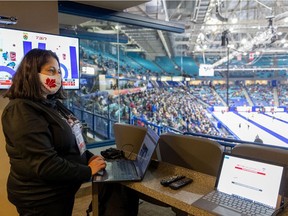 Renee Sonnenberg is the analytics lead for Curling Canada. Photo taken in Saskatoon on Nov. 26, 2021.