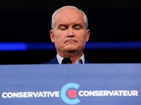 Conservative party leader Erin O'Toole has not publicly responded to the development of a 'mini caucus' within the party.