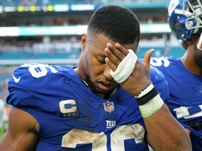Rob Vanstone vows to never again select the New York Giants' Saquon Barkley in his fantasy football draft.