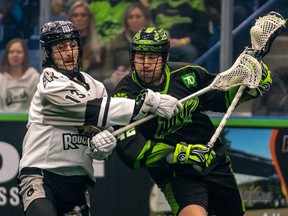 Mark Matthews (right), shown during Saturday's Rush home opener, is the team's leading scorer through two games.