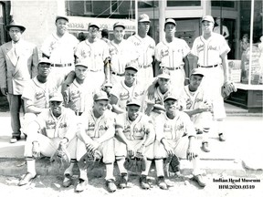 The all-Black Indian Head Rockets are being inducted into the Saskatchewan Baseball Hall of Fame. Photo courtesy of the Indian Head Museum.