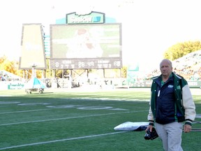 Bill Dubecky, shown at Taylor Field, was the Saskatchewan Roughriders' team photographer from 1983 to 2013.